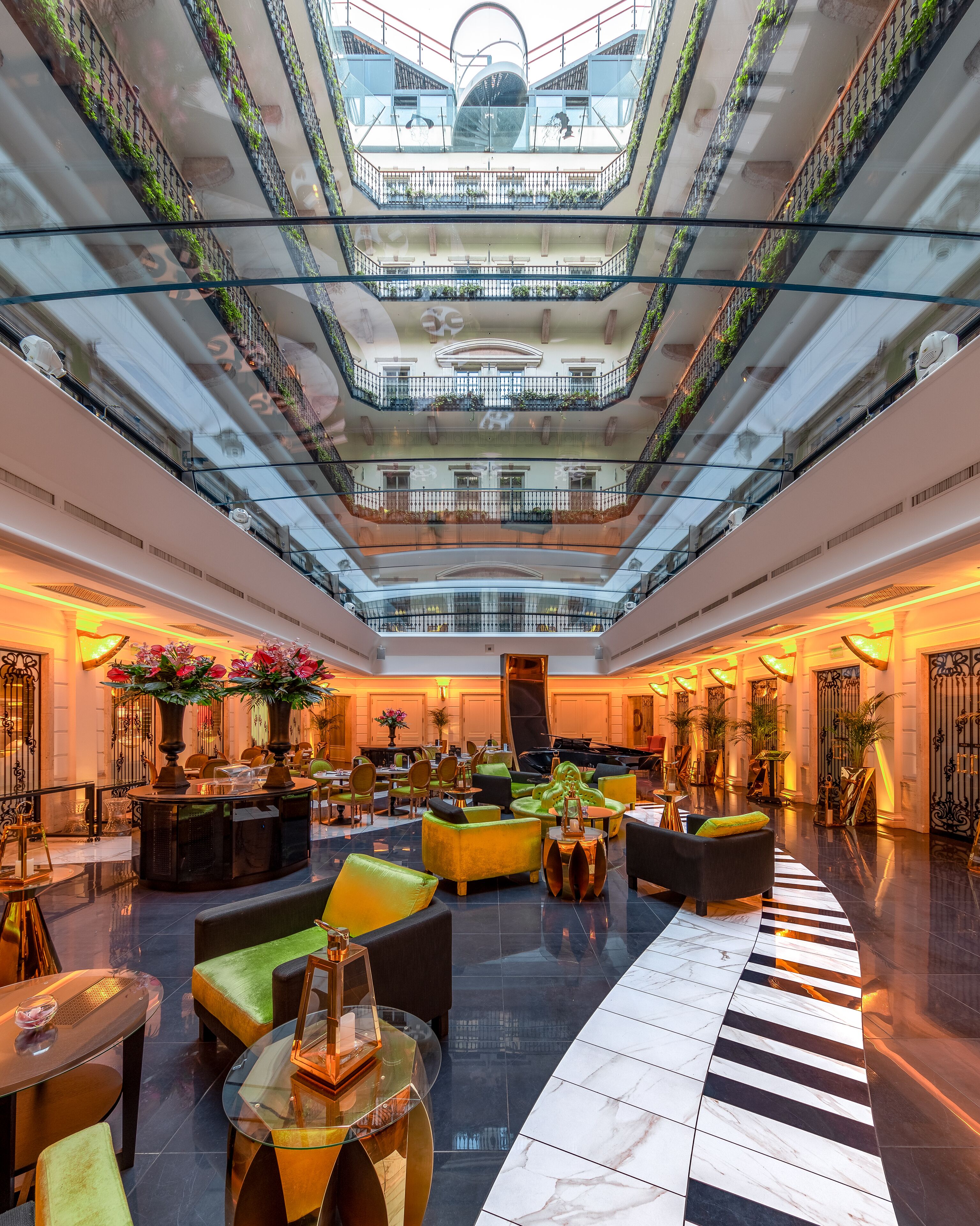 atrium at Aria Hotel Budapest