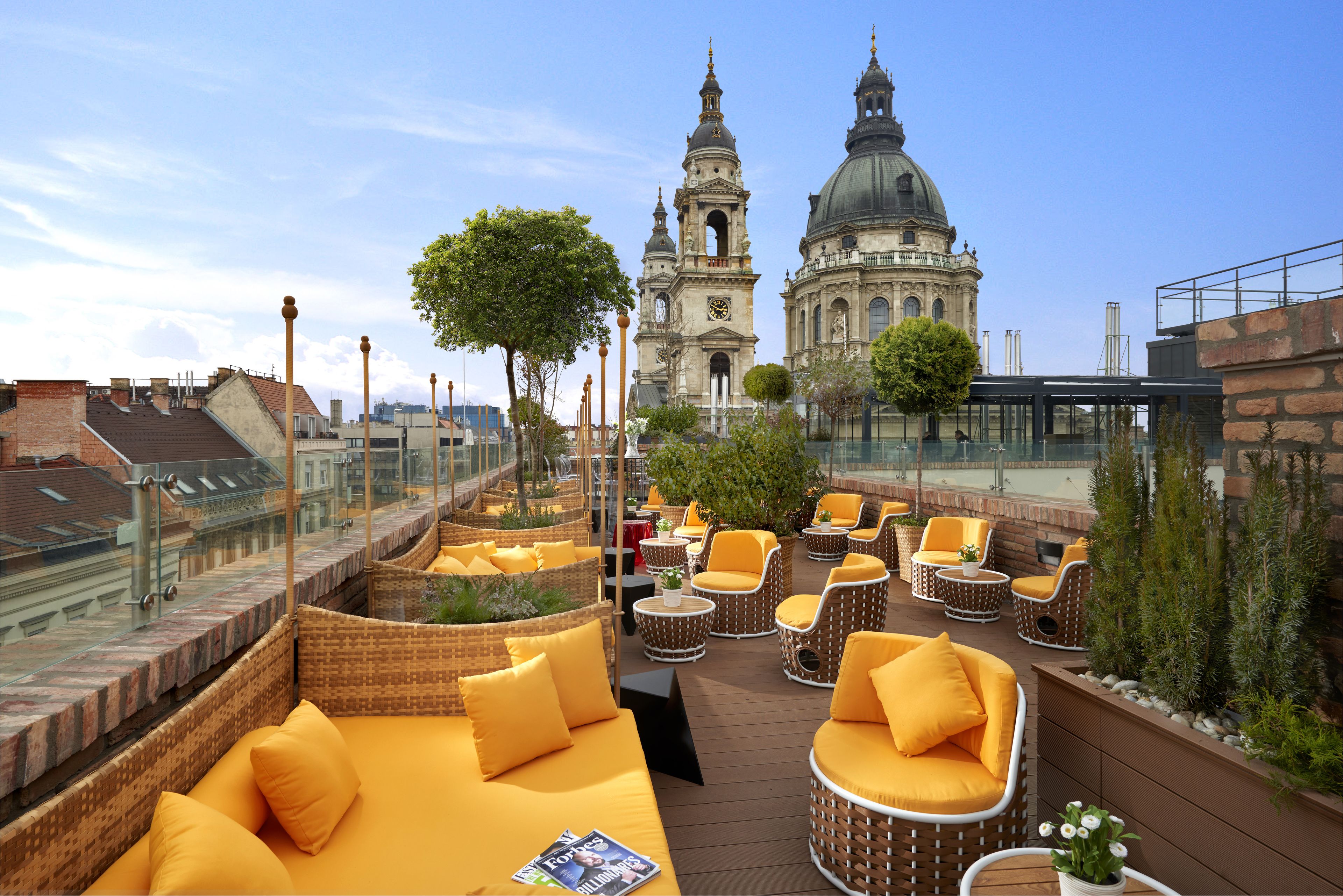 rooftop terrace at Aria Hotel Budapest