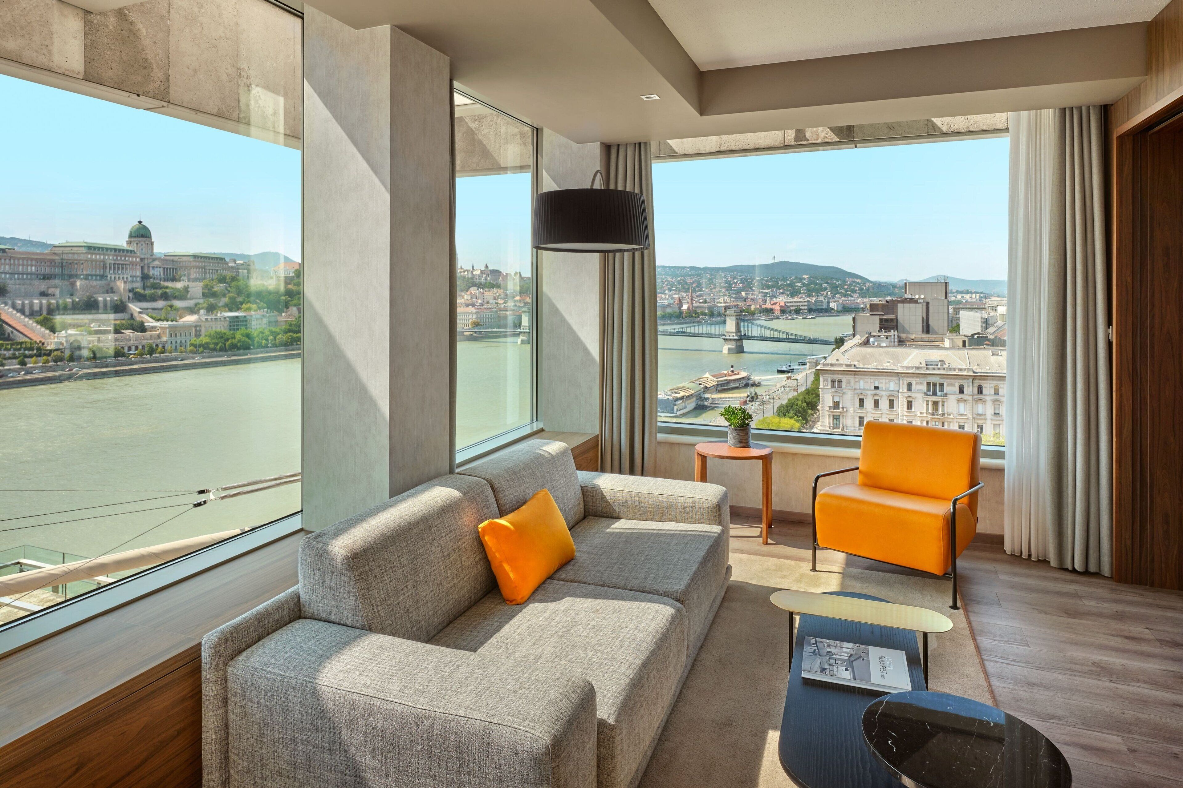 river view suite at Budapest Marriott Hotel