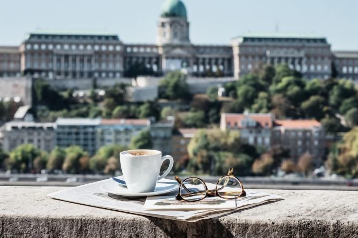 City view from Four Seasons Hotel Gresham Palace Budapest