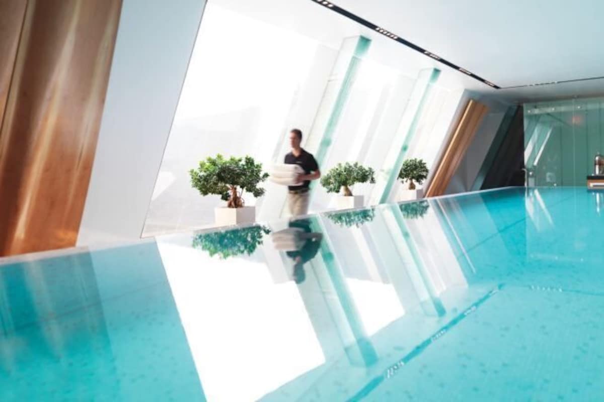 Indoor pool at Four Seasons Hotel Gresham Palace Budapest