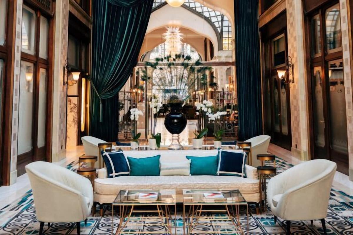 Lobby at Four Seasons Hotel Gresham Palace Budapest