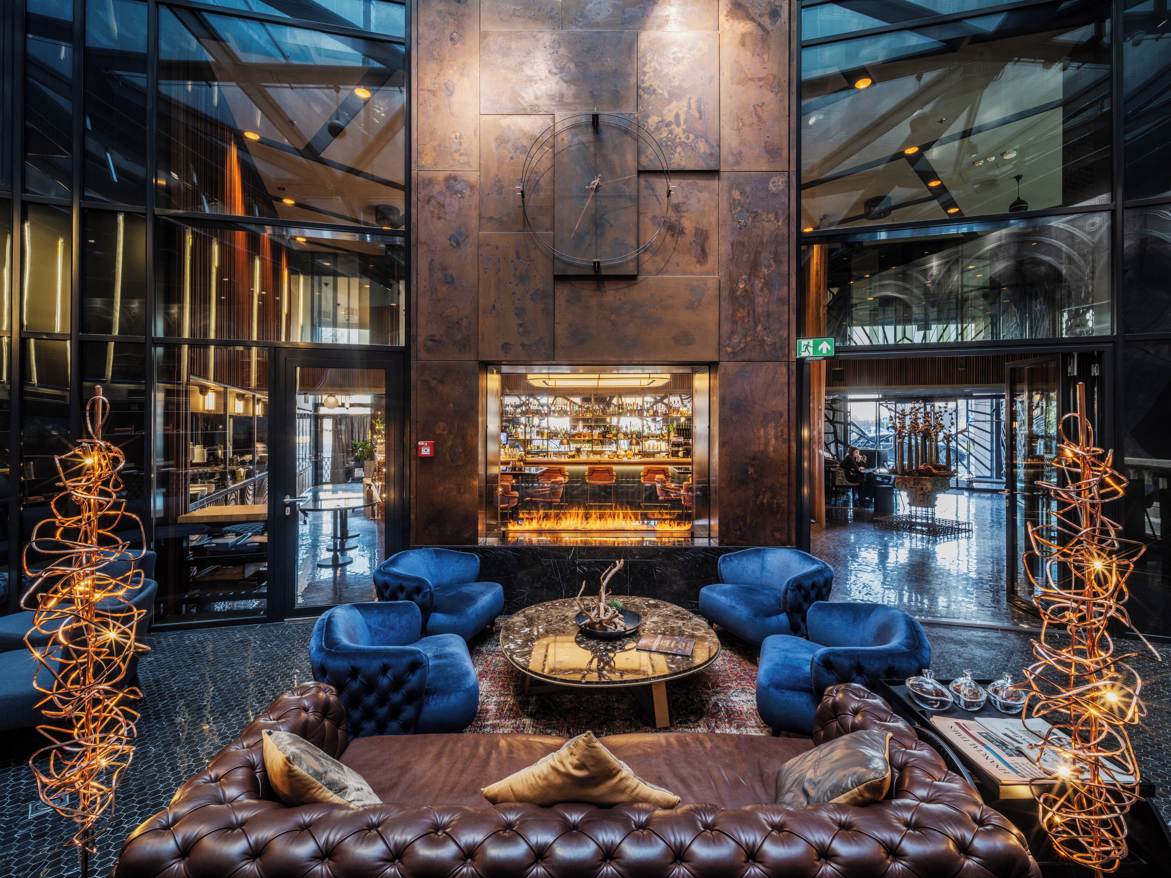 lobby at Hotel Clark Budapest