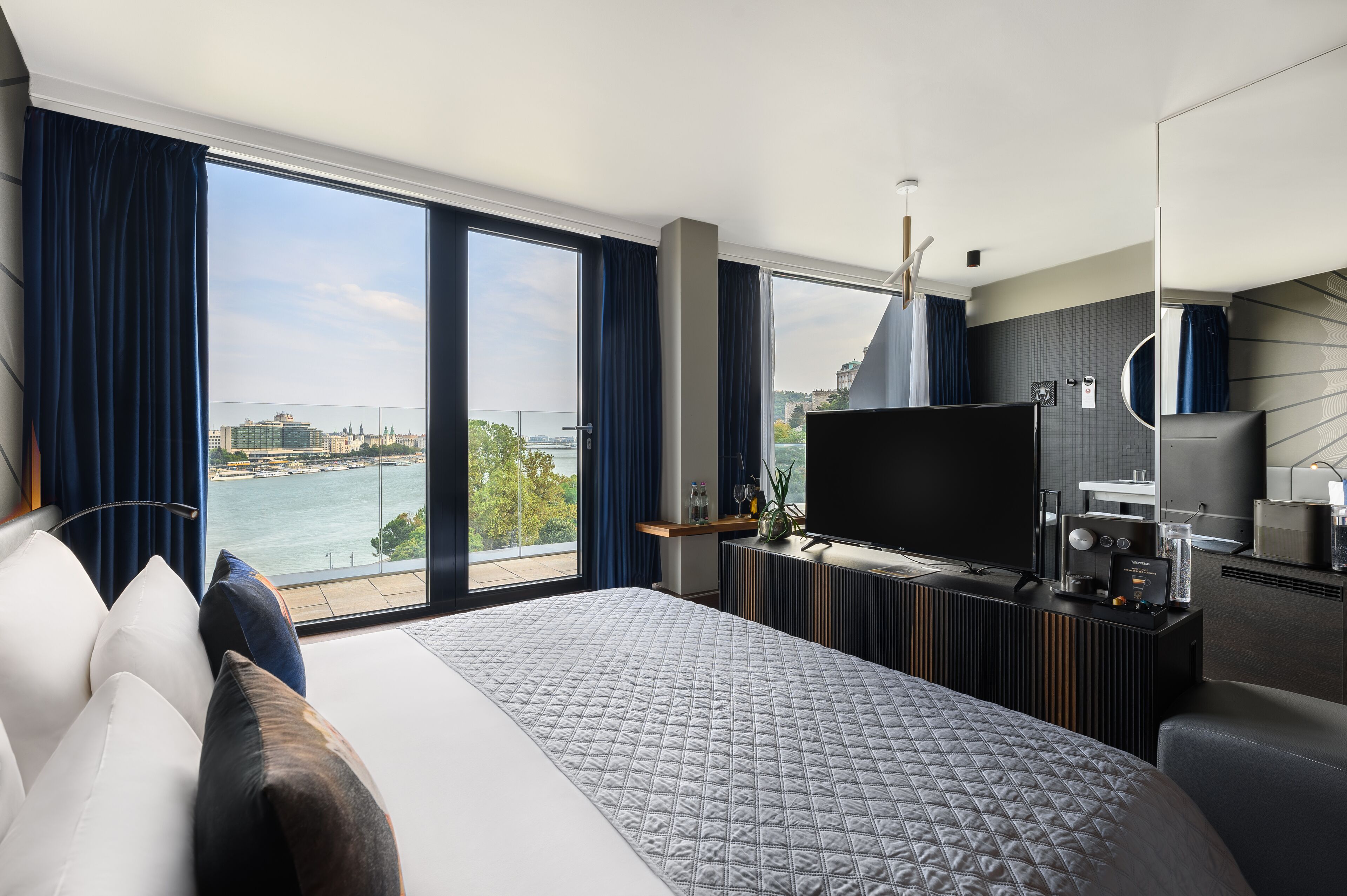 river view room at Hotel Clark Budapest