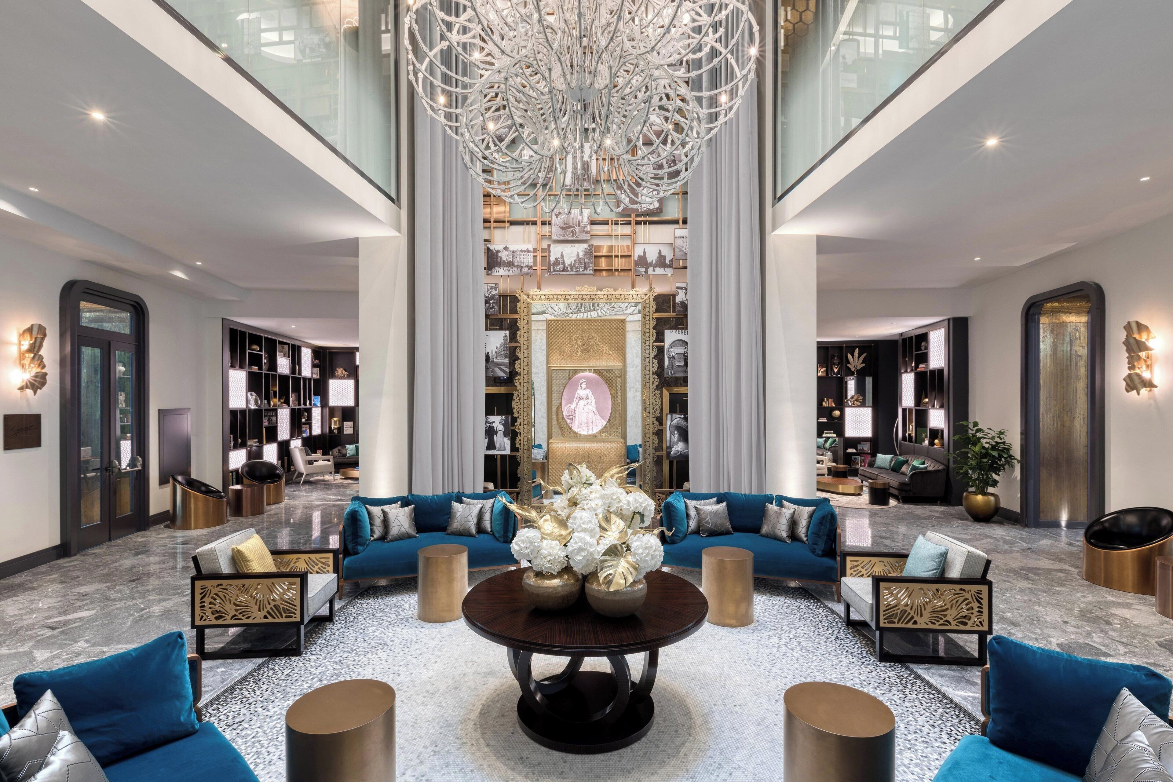 lobby at Matild Palace, a Luxury Collection Hotel, Budapest